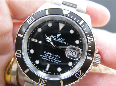 rolex submariner date 2003|rolex 16610 bezel.